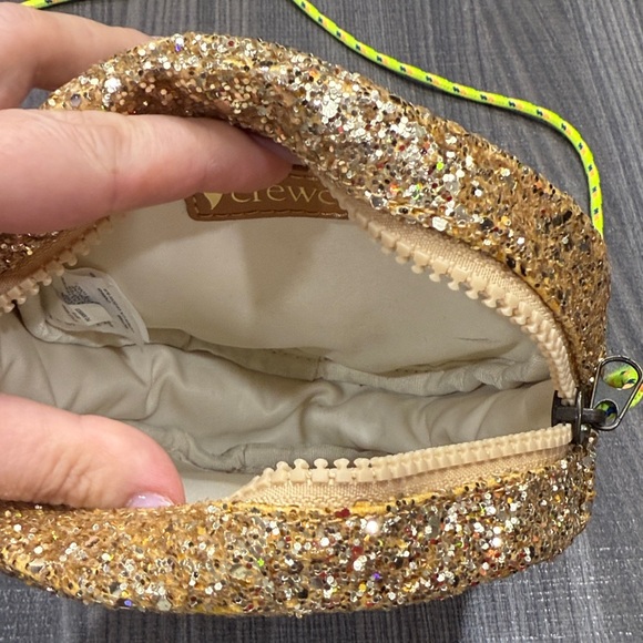 Crewcuts Gold Glitter Emoji Baby Bag - Picture 3 of 5